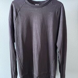 Gymshark black black tonal pullover L